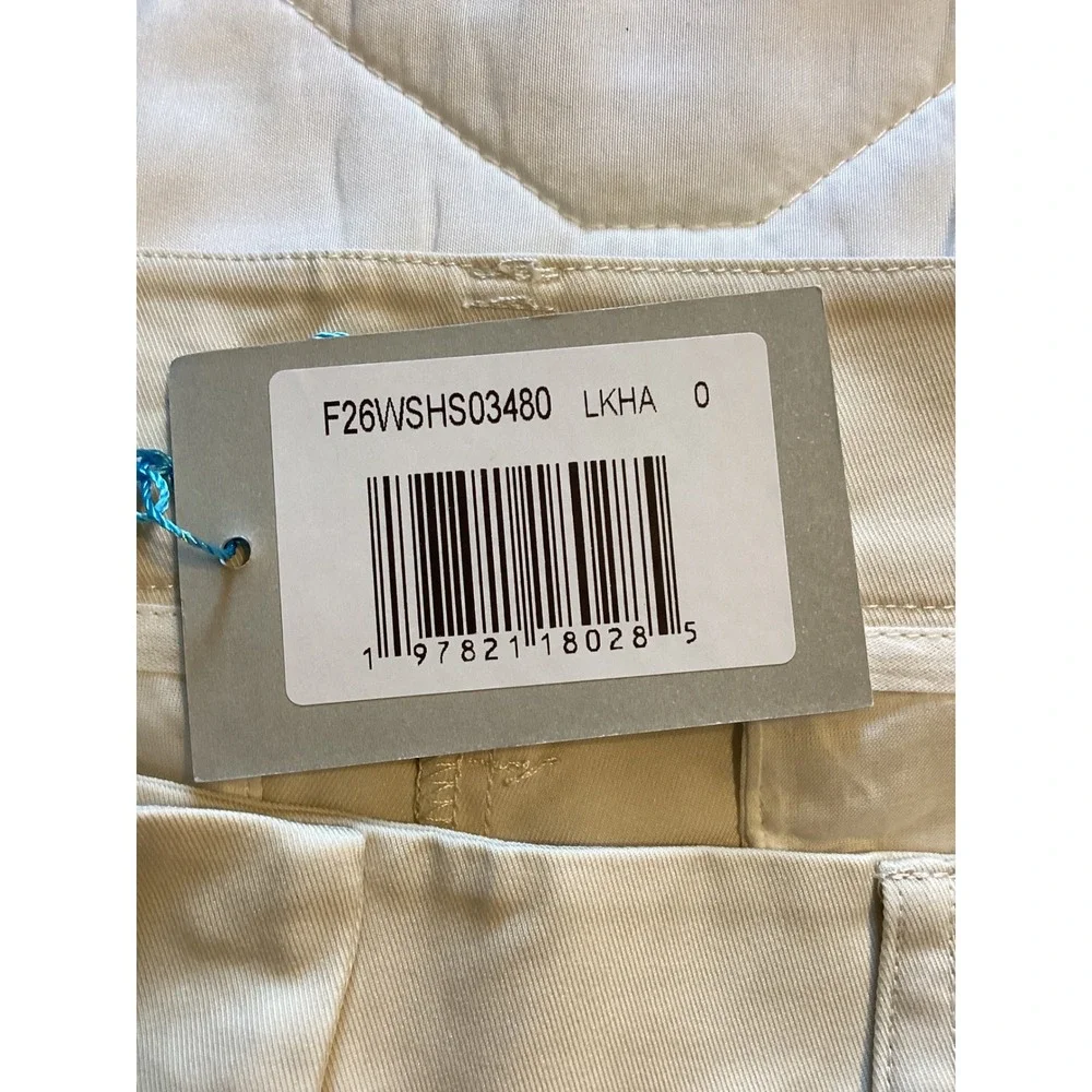 Few Moda x Greta Louise Tomé Khaki Tailored Shorts F26WSHS03480 Size 0 NWT